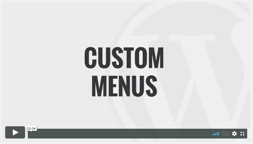 Custom Menus